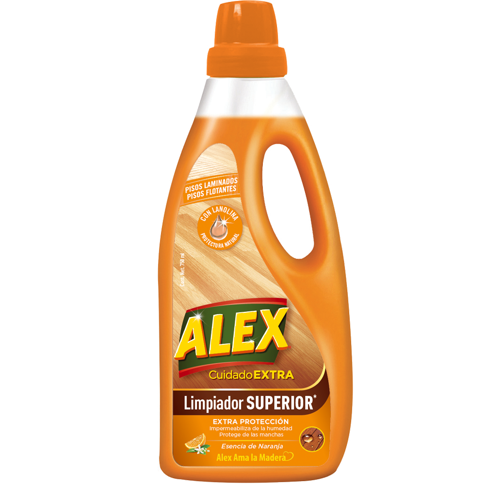 ALEX Super Cleaner for laminate/floating floors cleans and takes care of the most delicate floors protecting them from humidity and stains.