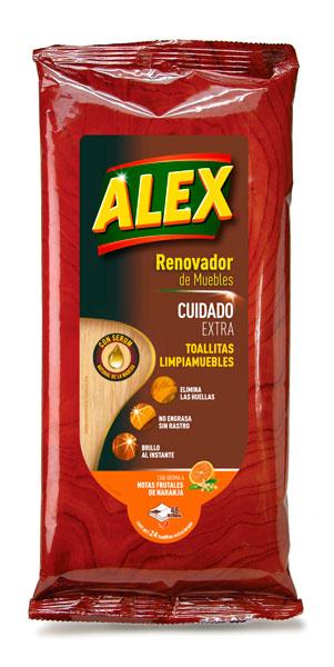 With ALEX Extra Care Wipes you clean and get rid of the dust. They get rid of prints, do not scratch surfaces and make your furniture shine.