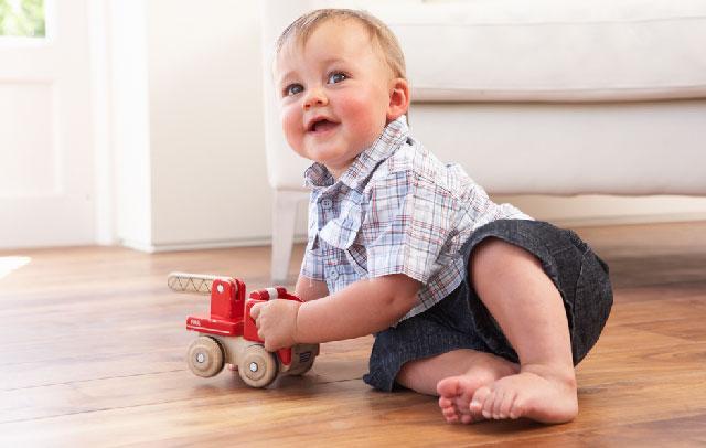 Wooden floors are cosy but tend to easily get spoiled, especially if there are kids at home.